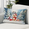 thumbnail image 2 of Merry Christmas Pomeranian Enjoys Woofmas Winter Xmas Holiday Pillowcase Double Sided Pom Dog Lover Gifts Pillow Case Covers - 02022, 2 of 3