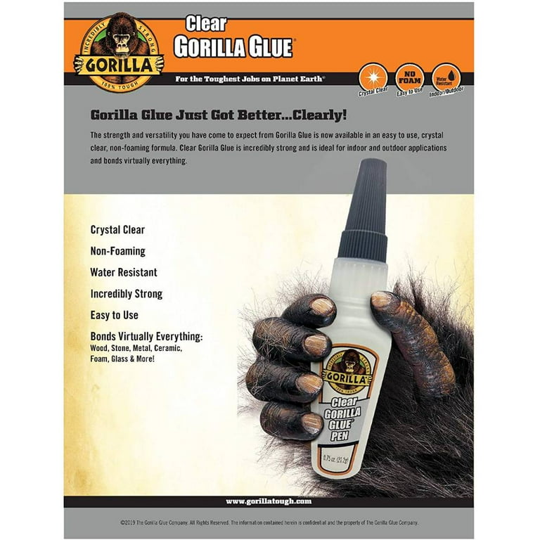 Gorilla 0.75oz Clear Glue Pen