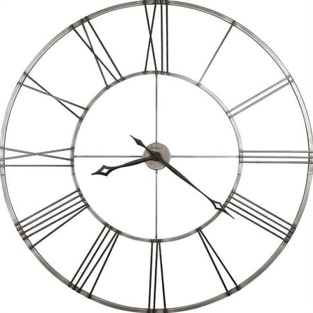 Howard Miller Stockton 49 Gallery Wall Clock in Brushed Aged Nickel