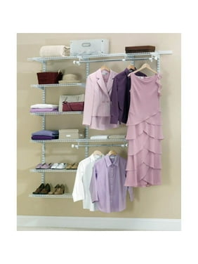 Rubbermaid Configurations Closet Kits, 3'-6', Deluxe, White