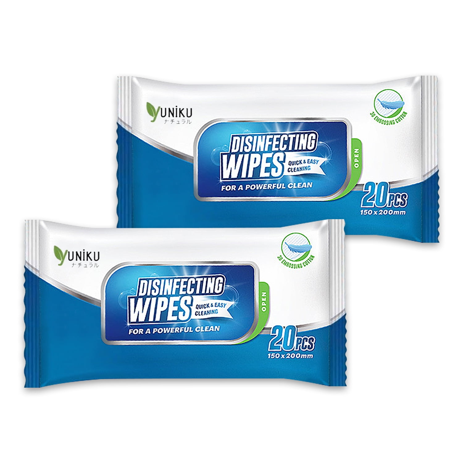 Travel Size Premium Disinfecting Wipes with Aloe Extract MultiSurface Cleaning Value Packs