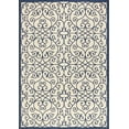 thumbnail image 2 of JONATHAN Y SANTA MONICA 9 x 12 Area Rug, Madrid Vintage Filigree Textured Weave - Navy/Beige, SMB107G-9, 2 of 8