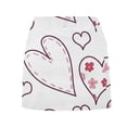 thumbnail image 6 of CPNG Girl's Athletic Skorts Sporty Skirts with Shorts Little Girl Casual Heart Print High Waisted Stretchy Skort, 6 of 7
