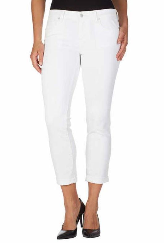 Jessica Simpson Ladies' Relaxed Skinny Roll Crop Jeans