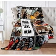 thumbnail image 5 of Customized Photo Collage Blanket-Wedding Blanket. Soft Fleece Throw Blanket, Personalized Picture Blanket. Gift for Wedding, Christmas, Birthday & Anniversary.(Photo Blanket- 07, 50" X 60") A Blankets, 5 of 5