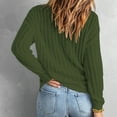 thumbnail image 7 of Womens Fall Fashion 2023 Fall Sweaters for Women 2023 Long Sleeve Crewneck Knit Hollow Out Sweaters Solid Color Casual Comfy Pullover Tops, 7 of 7