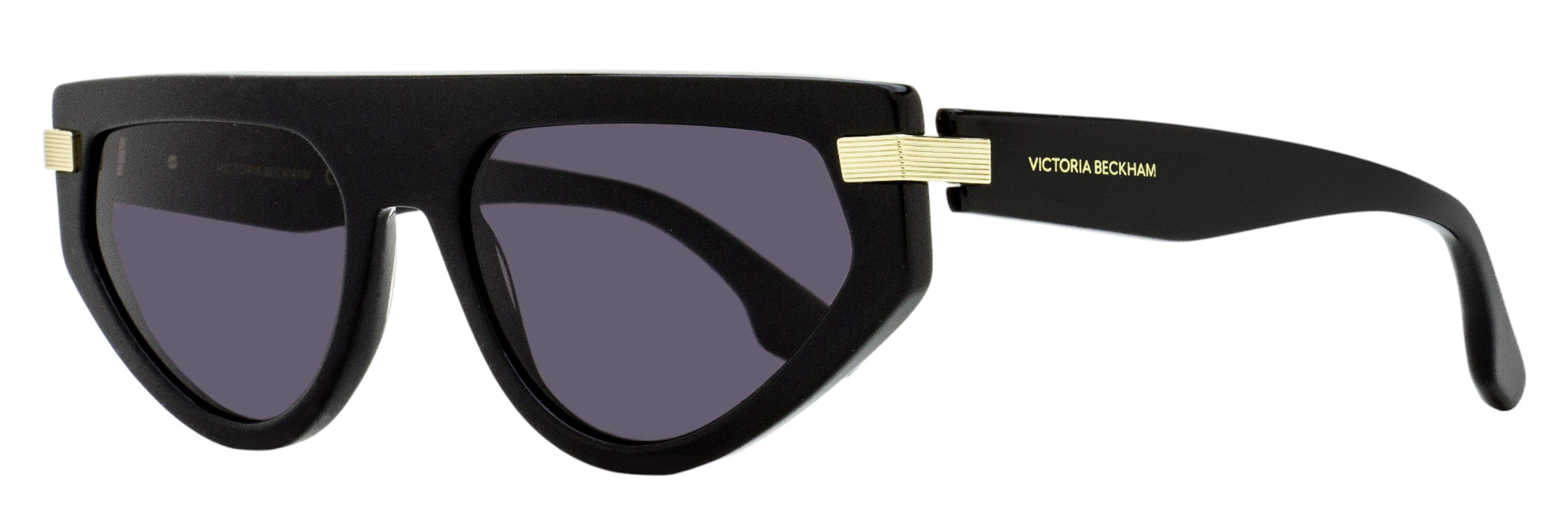 Victoria Beckham Visor Hinge-Detail Sunglasses VB685S 001 Black 56mm Victoria Beckham VB681S Sunglasses main image 3