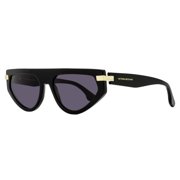 Victoria Beckham Visor Hinge-Detail Sunglasses VB685S 001 Black 56mm