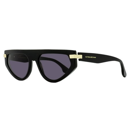 Victoria Beckham Visor Hinge-Detail Sunglasses VB685S 001 Black 56mm