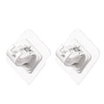 thumbnail image 4 of 2 ganchos adhesivos ABS sin perforaciones para fijar barras de cortina., 4 of 5