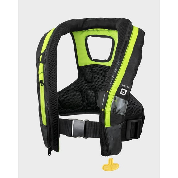 BLUESTORM Arcus 40 Automatic/Manual Inflatable PFD Life Jacket for Adults (Hi-Vis Green) | US Coast Guard Approved