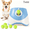 Blue, variant on Tstiti Automatic Dog Ball Launcher with 3 Distance Settings, Includes 3 Mini Tennis Balls, Interactive Indoor Outdoor Dog Toy, Green