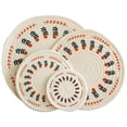 thumbnail image 2 of Sweet home, 24cm - Juego de 1 salvamanteles de hilo de algodón tejido multiusos antideslizante y elegante para cocinar y hornear, 2 of 5