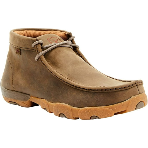 Twisted X Men's Chukka Driving Casual Shoe Moc Toe Dark Brown 14 D(M) US