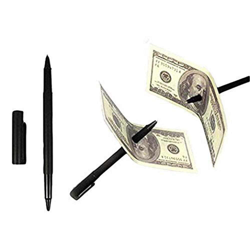 Magic Pen Close Up Penetration Through Paper Dollar Bill Money Tricks Tool XMAS 
