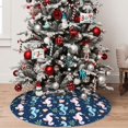 thumbnail image 5 of Yiaed Seahorses And Plants Print Christmas Tree Skirt , Tree SkirtsTree Mat for Christmas Winter Holiday Indoor Decorations-48", 5 of 7