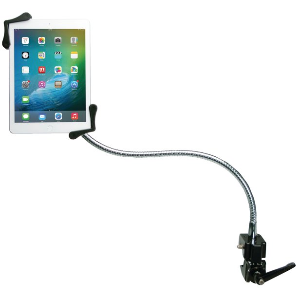 CTA Digital PADHGT HeavyDuty Gooseneck Clamp Stand for iPad/Tablet