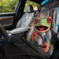 thumbnail image 4 of XYZCANDO Car Seat Towel Cover with Funny Frogs Pattern, Car Seat Protector for Post Workout Beach Trips and Daily Use, 4 of 11