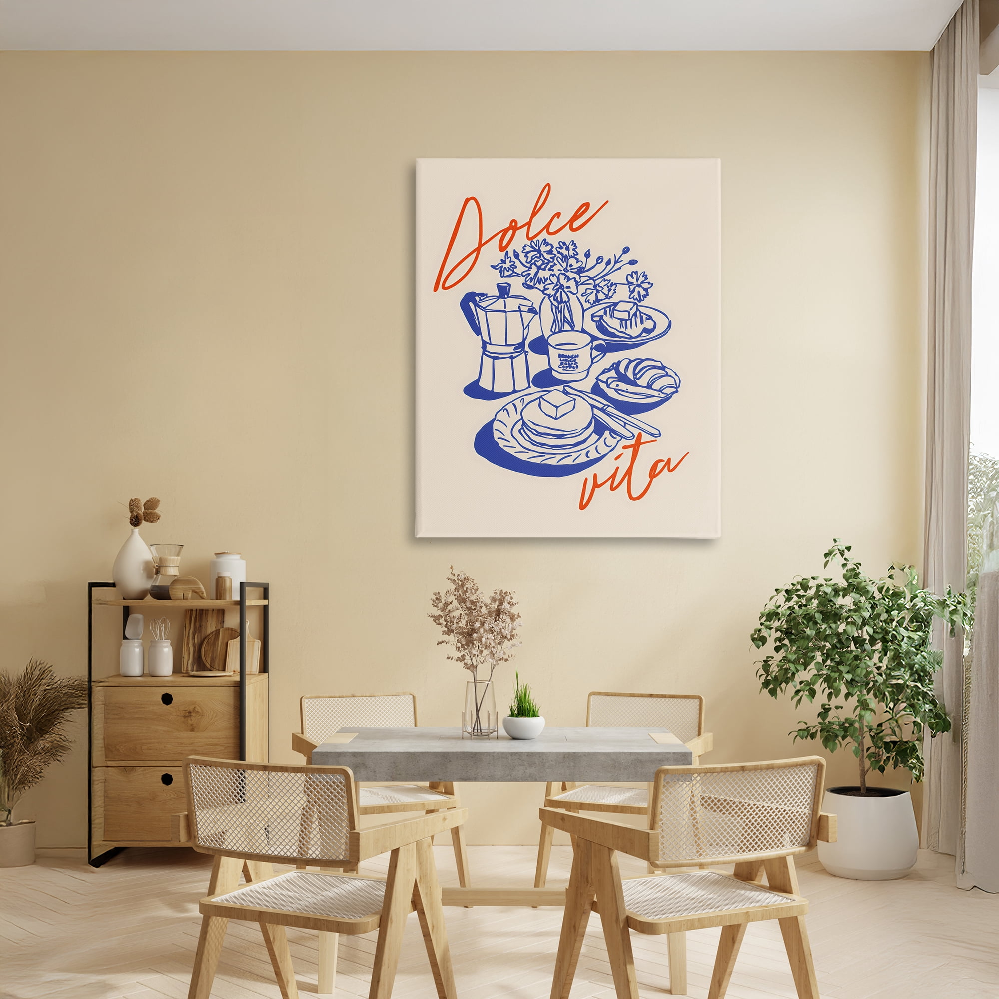 Stupell Industries Retro Breakfast Morning Spread Canvas Wall Art, design by The Prints Vibe