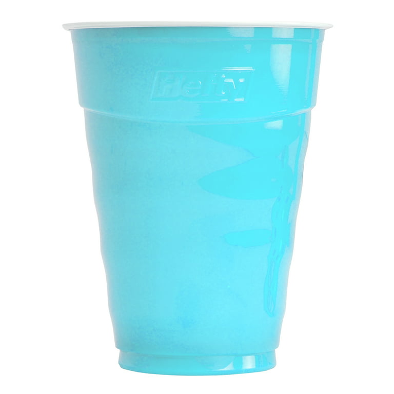 Kingsford 36 Heavy Duty Blue Plastic Cups 18 oz Flip Cup Party