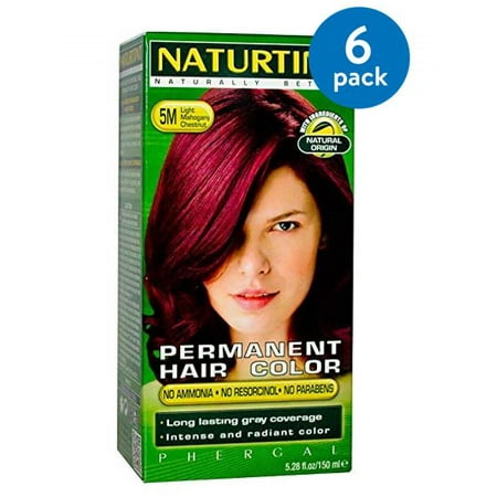 (6 Pack) Naturtint Permanent Hair Color 5M Light Mahogany