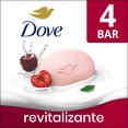 thumbnail image 4 of Dove Beauty Bar Soap For Revitalized Skin, Revitalizante Cherry & Chia Milk, A Skin Energy Boost, 3.75 oz 4 Count, 4 of 13
