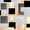 Geometric 06, variant on Manfei Glitter Plaid Print Queen Bedding, Bling Geometric Bedding Comforter Set Queen, Pink Black and Silver, Black Reversible 7-Piece