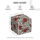 thumbnail image 4 of Balery Leopard Print Rose Porta Pañuelos de Cuero con Estampado – Funda Moderna Cuadrada para Caja de Pañuelos, Dispensador 5x5x5'', 4 of 7