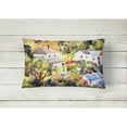 thumbnail image 2 of Carolines Treasures 6046PW1216 Houses Decorative Canvas Fabric Pillow 12H x16W multicolor, 2 of 3