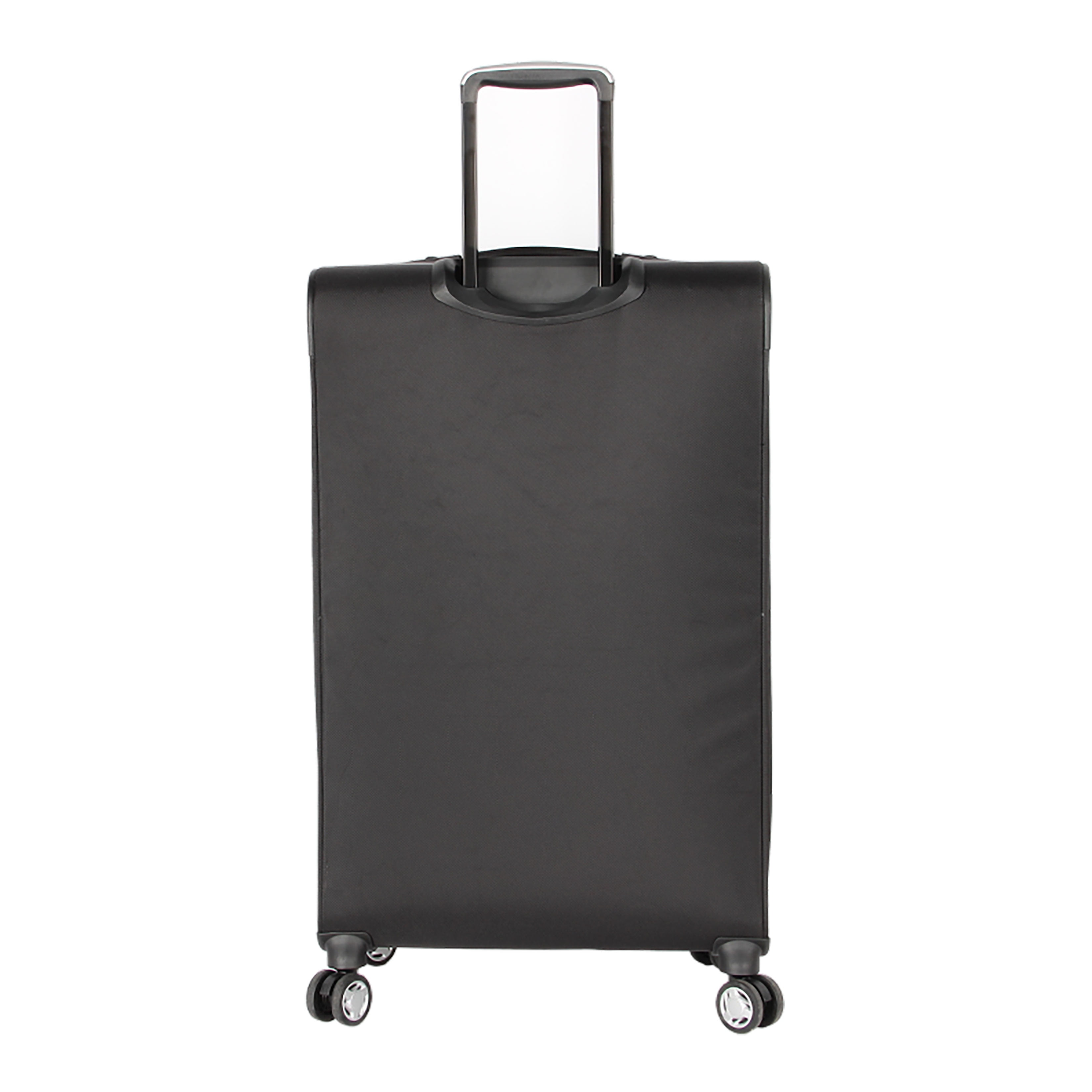 MADDEN NYC, Aesthetic Soft Side 28" Expandable Checked Luggage with Spinner Wheels, Black