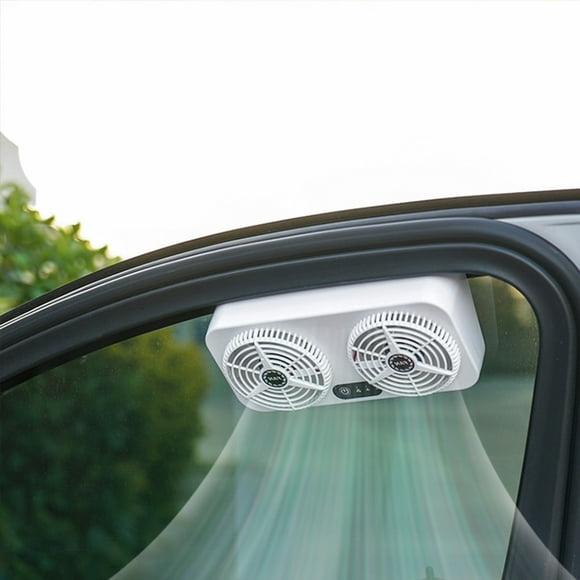 SSZMDLB under $5 Car Exhaust Fan, USB Powered Vehicle Ventilation Fan, Low Noise Car Radiator Fan, Automotive Cooling System, Interior Air Circulation Fan