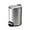 Brushed Stainless Steel, variant on Acento 1.3 gal, Round Soft Close Premium Pedal Waste Bin for Bedroom, Bathroom, Home and Office, Step On Trash Can, Matte Black