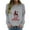 Grey, variant on Long Sleeve Shirts for Women Hemlock Round Neck Long Sleeved Deer Merry Christmas Printed Hoodie Sweatshirt