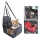 thumbnail image 4 of Billuyoard Alfombrillas de coche para mascotas con correas ajustables, asiento de coche para perros pequeños seguro y cómodo para todas las Suministros para perros Huella negra, 4 of 6