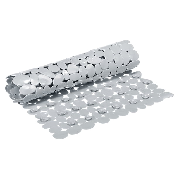 Uxcell 27.5" x 14.2" Alfombrilla Antideslizante para Bañera de Baño Gris