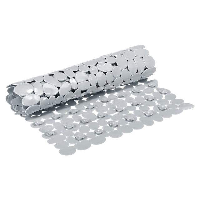 Uxcell 27.5" x 14.2" Alfombrilla Antideslizante para Bañera de Baño Gris