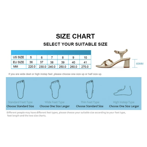 Heel styles chart hot sale