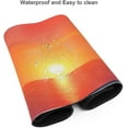 thumbnail image 6 of Ocean Theme Sunset Beach Extended Large Gaming Mouse Pad Non Slip Rubber Base Mousepad Stitched Edges 31.5 X 11.8 Inch, 6 of 6