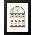 thumbnail image 2 of Pierre-Jean Mariette 13x18 Black Modern Framed Museum Art Print Titled - Facade Inside the Sepulcher in the Doors of the Entrance. (1783), 2 of 5