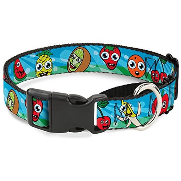 Buckle-Down Fruit Cartoon2 Martingale Dog Collar