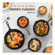 thumbnail image 4 of Juego De 5 Sartenes De Hierro Fundido Antiadherente Malubero, Negro, 4 of 5