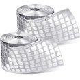 thumbnail image 1 of Cinta TecUnite Disco Silver, 10 yardas, Navidad, 2.5 pulgadas, 1 of 6