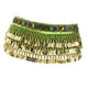 thumbnail image 4 of Danza del vientre Bufanda de cadera jinwen Traje Ropa Lentejuelas Borla Falda Cinturón de Cadera Verde Claro, 4 of 8