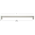 thumbnail image 4 of GlideRite 12-5/8 in. (320mm) Center-Center Knurled Cabinet Bar Pull, Satin Nickel - 4788-320-SN, 1 Pack, 4 of 4