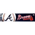 thumbnail image 1 of Atlanta Braves 3" x 12" Bumper Strip MLB Baseball Sticker Decal, 1 of 1