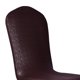 thumbnail image 3 of Pu cuero elástico estiramiento slipcover comedor silla cubierta de encaje marrón Marrón encaje Sunnimix Cubierta de la silla del comedor, 3 of 8