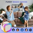 thumbnail image 3 of Mini Karaoke Machine K12 Portable Bluetooth Speaker with Microphones, 3 of 8