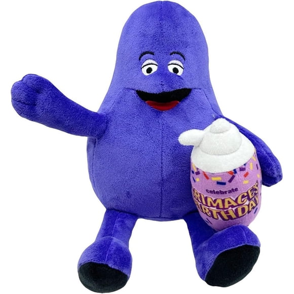7.8 inch Grimace Plush Toys, Grimace Soft Stuffed Animal Plushie Figure for Kids and Fans