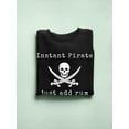 thumbnail image 3 of Instant Pirate Sweatshirt Women -Smartprints Designs, Female Small, 3 of 4