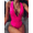 Hot-Pink, variant on Women Plunge V Neck Self Tie One Piece Monokini Swimsuit Red L